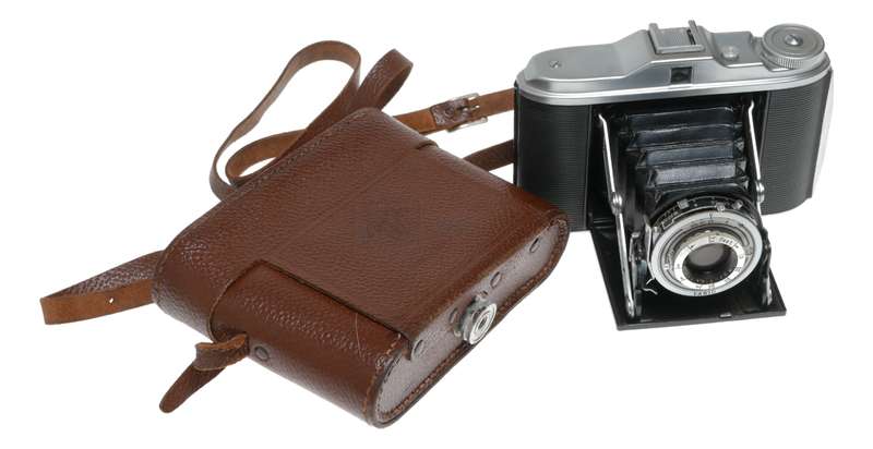 Agfa Isolette V 6x6 Folding Camera Agnar 1:4.5 f=85mm