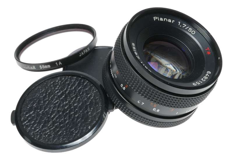 Carl Zeiss Planar 1.7/50 T Contax Yashica SLR Film Camera Lens