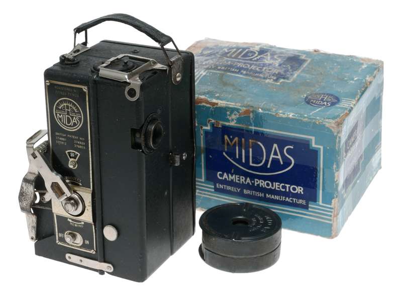 Midas 9mm Movie Camera Cine Projector Taylor Hobson f2.5 in Box