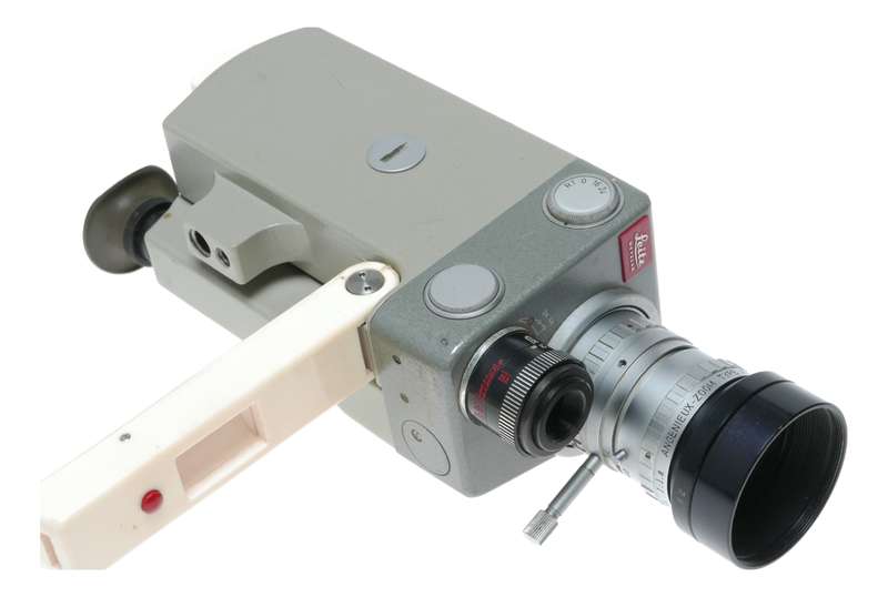 Leitz Leicina 8SV Cine Movie Camera Angenieux Zoom K2 F7.5-35mm