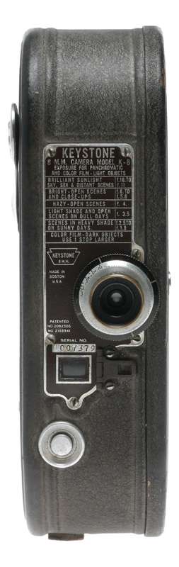 Keystone Model K8 Double Run 8mm Film Cine Camera Veliostigmat f2.7