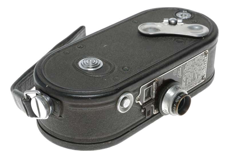 Keystone Model K8 Double Run 8mm Film Cine Camera Veliostigmat f2.7