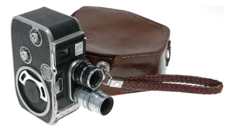 Bolex Paillard B8 Double 8mm Film Movie Camera Kinotar 1.9/13