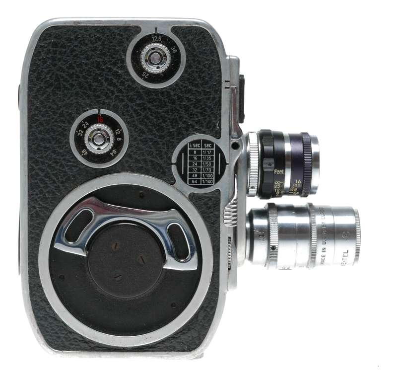Bolex Paillard B8 Double 8mm Film Movie Camera Kinotar 1.9/13
