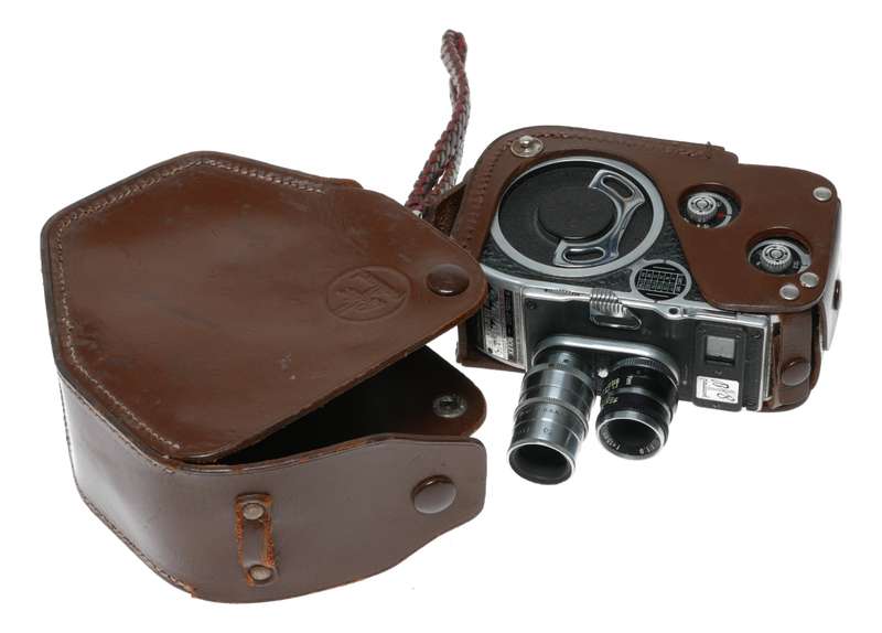 Bolex Paillard B8 Double 8mm Film Movie Camera Kinotar 1.9/13