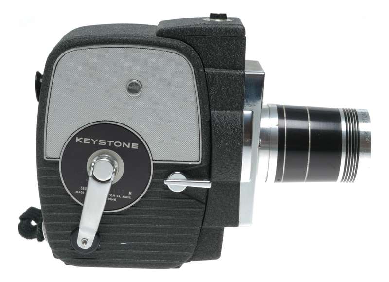 Keystone K-7 Zoom 8mm Film Electric Eye Movie Camera Manual Case