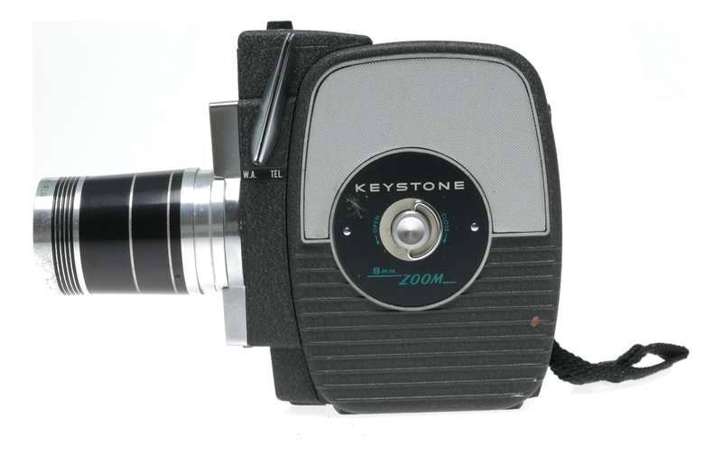 Keystone K-7 Zoom 8mm Film Electric Eye Movie Camera Manual Case