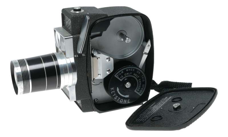 Keystone K-7 Zoom 8mm Film Electric Eye Movie Camera Manual Case