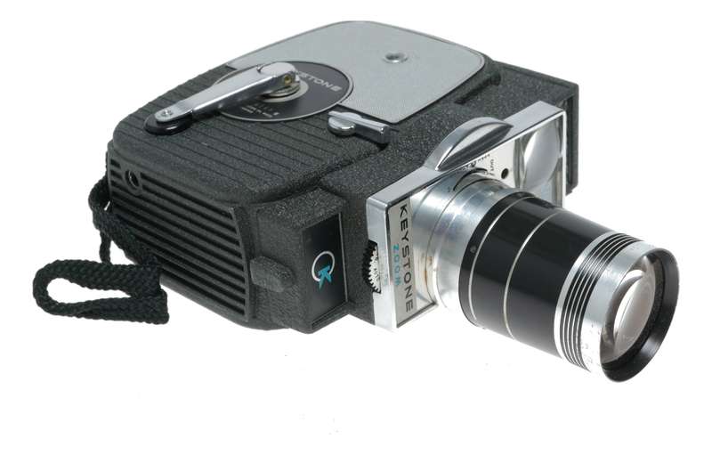 Keystone K-7 Zoom 8mm Film Electric Eye Movie Camera Manual Case