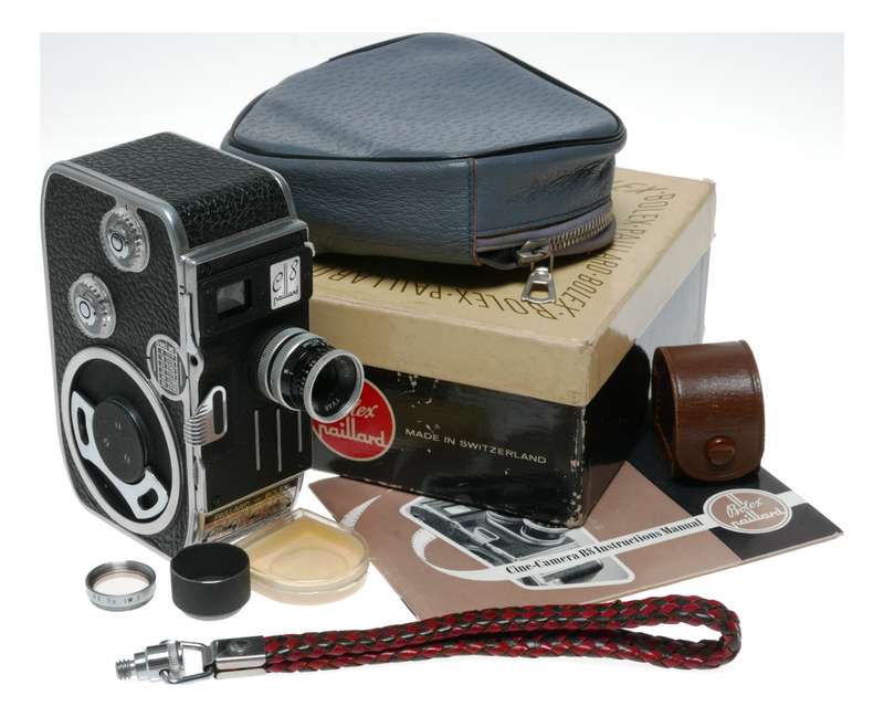 Bolex Paillard C8 Film Movie Camera in Box Yvar 2.5/12.5mm