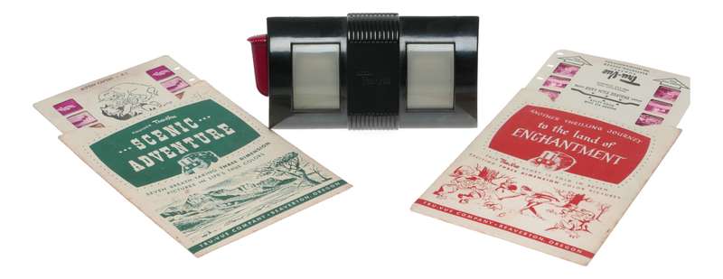 Tru-Vue Vintage Bakelite Stereo Viewer 3D Film Story Cards