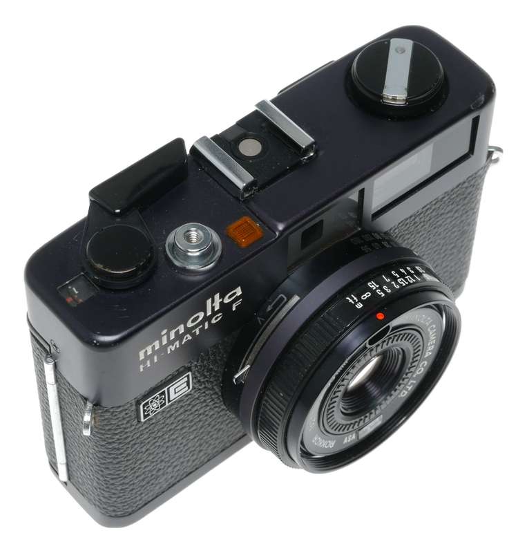 Minolta Hi-Matic F 35mm Film Rangefinder Camera Rokkor 1:2.7/38
