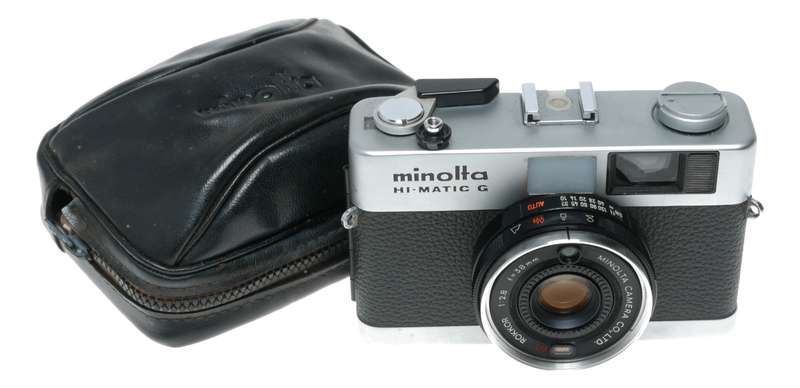 Minolta Hi-Matic G 35mm Film Compact Camera Rokkor 1:2.8/38