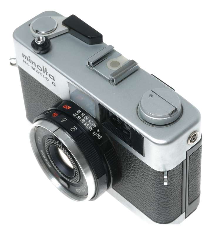 Minolta Hi-Matic G 35mm Film Compact Camera Rokkor 1:2.8/38