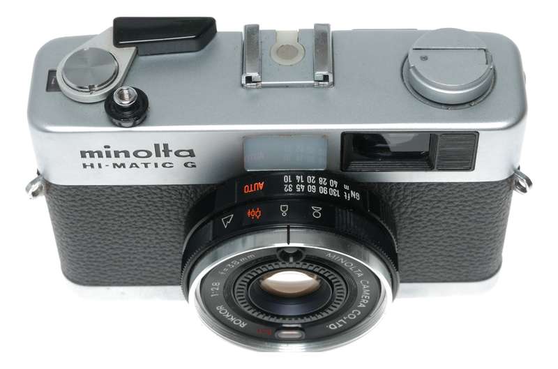 Minolta Hi-Matic G 35mm Film Compact Camera Rokkor 1:2.8/38