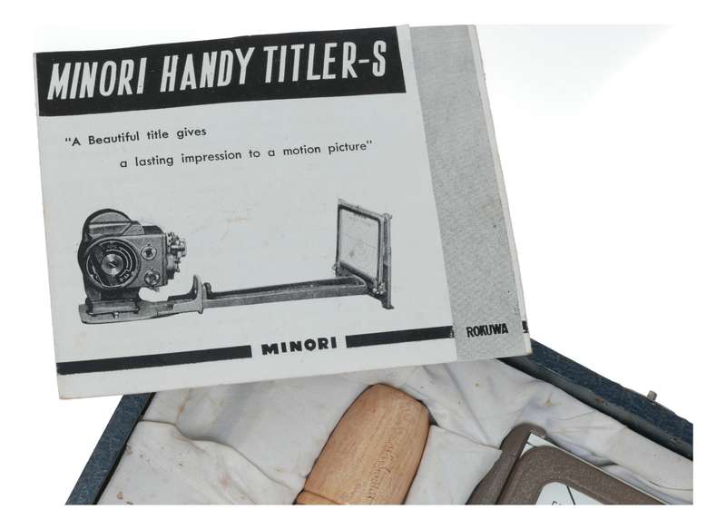 Minori Handy Titler-S Cine Movie Film Editing Title Accessory