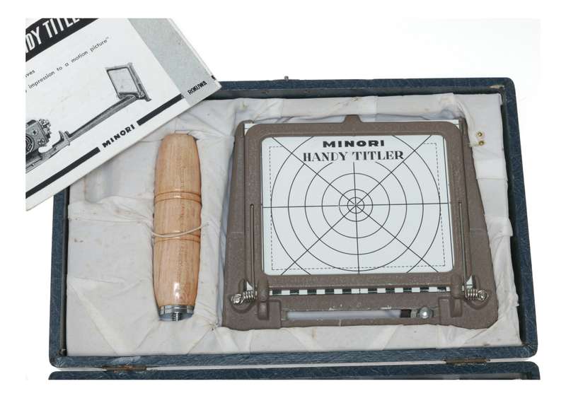 Minori Handy Titler-S Cine Movie Film Editing Title Accessory