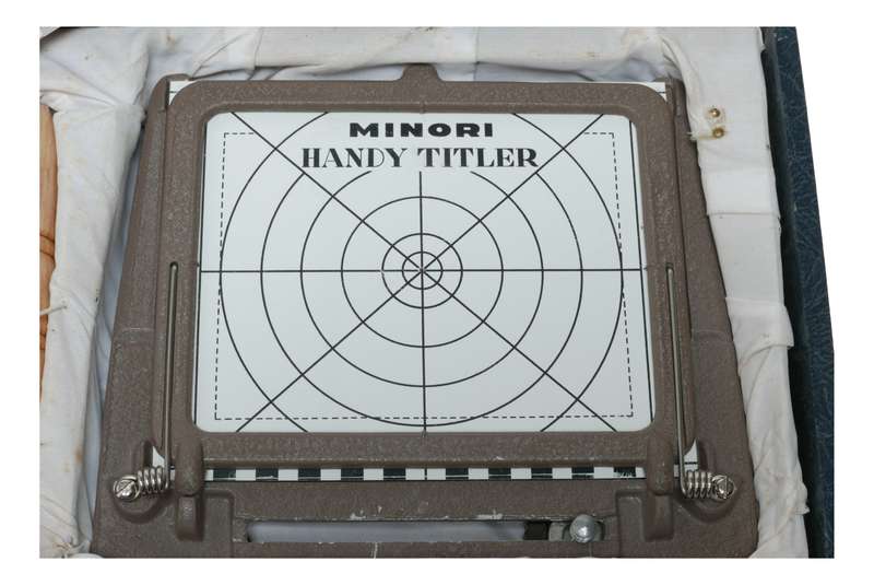 Minori Handy Titler-S Cine Movie Film Editing Title Accessory
