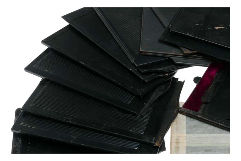 Vintage Various Format Film Sheet Holders Photography