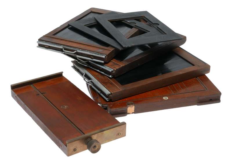 Kodak 5x7 View Wood Camera Film Plateholders Base Extension
