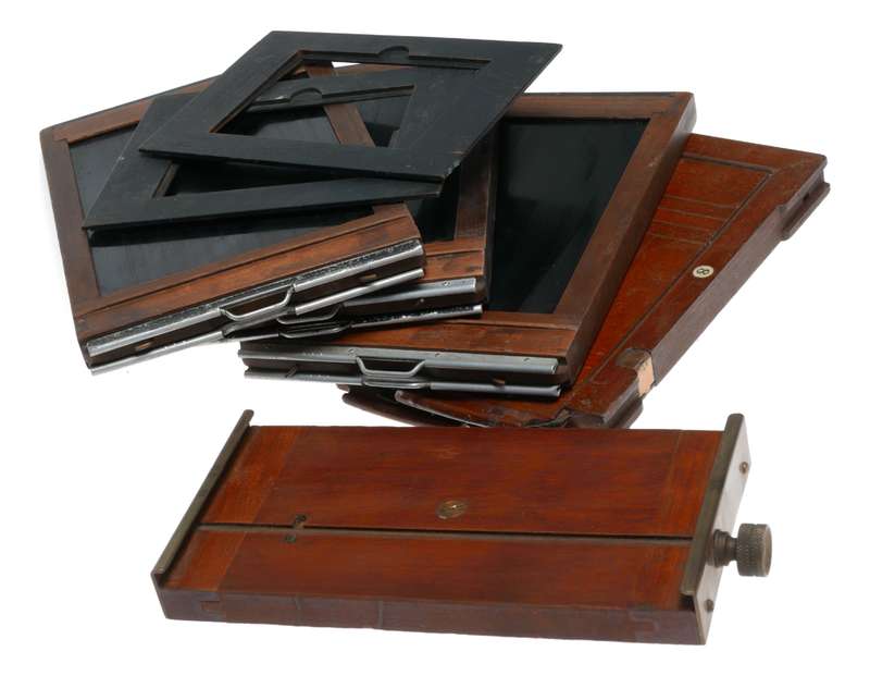 Kodak 5x7 View Wood Camera Film Plateholders Base Extension