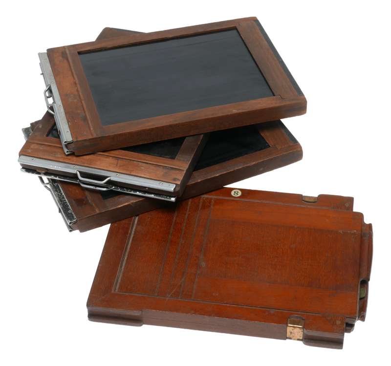 Kodak 5x7 View Wood Camera Film Plateholders Base Extension