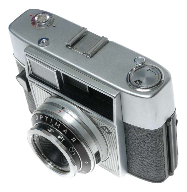 Agfa Optima II 35mm Film Camera Color Apotar 2.8/45 Agfamatic