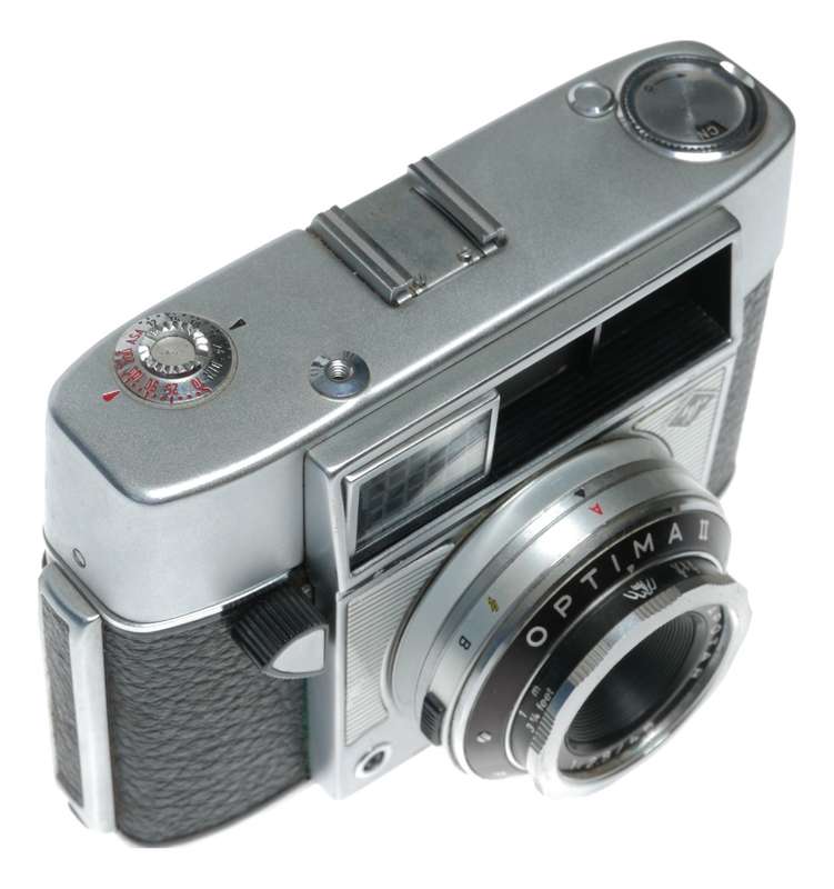 Agfa Optima II 35mm Film Camera Color Apotar 2.8/45 Agfamatic