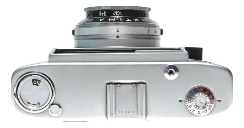 Agfa Optima II 35mm Film Camera Color Apotar 2.8/45 Agfamatic