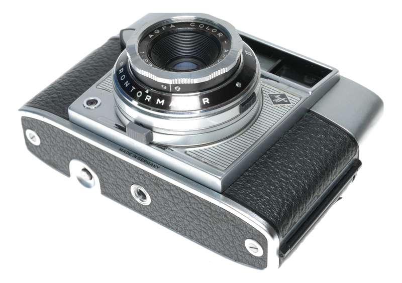 Agfa Optima II 35mm Film Camera Color Apotar 2.8/45 Agfamatic