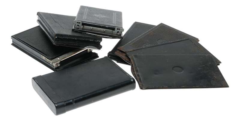 Kodak KW Various Folding Plate Camera Film Sheet Holders