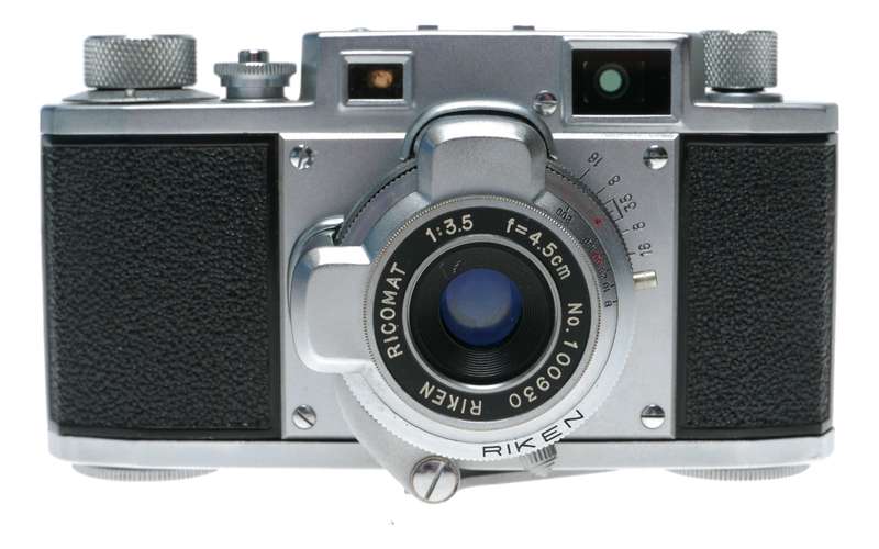 Ricoh Riken 35 Rangefinder Film Camera Ricomat 1:3.5 f=4.5cm