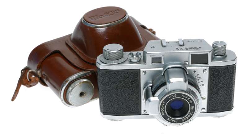Ricoh Riken 35 Rangefinder Film Camera Ricomat 1:3.5 f=4.5cm