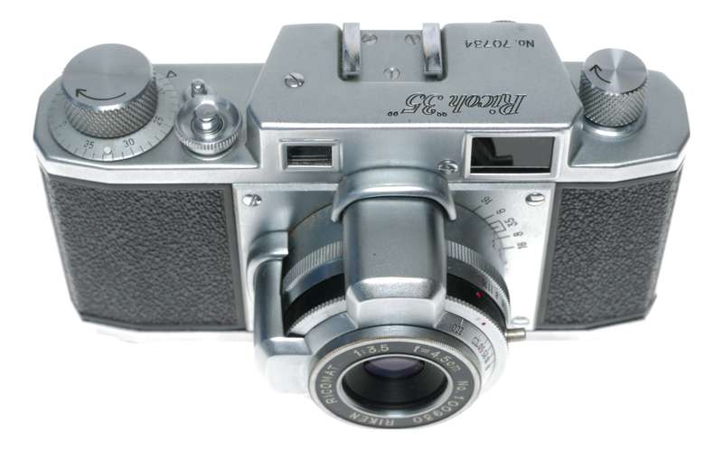 Ricoh Riken 35 Rangefinder Film Camera Ricomat 1:3.5 f=4.5cm
