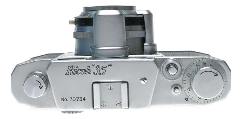 Ricoh Riken 35 Rangefinder Film Camera Ricomat 1:3.5 f=4.5cm
