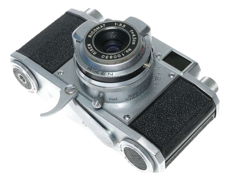 Ricoh Riken 35 Rangefinder Film Camera Ricomat 1:3.5 f=4.5cm