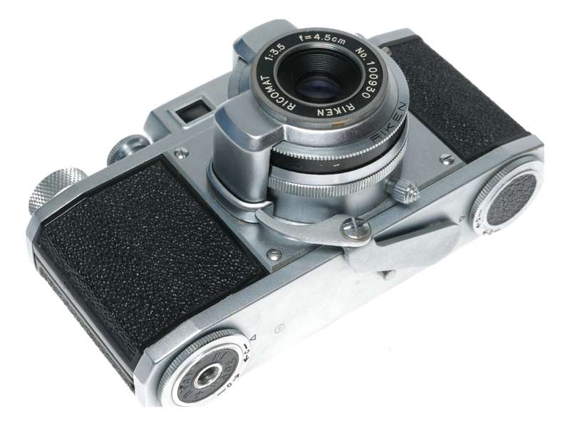 Ricoh Riken 35 Rangefinder Film Camera Ricomat 1:3.5 f=4.5cm