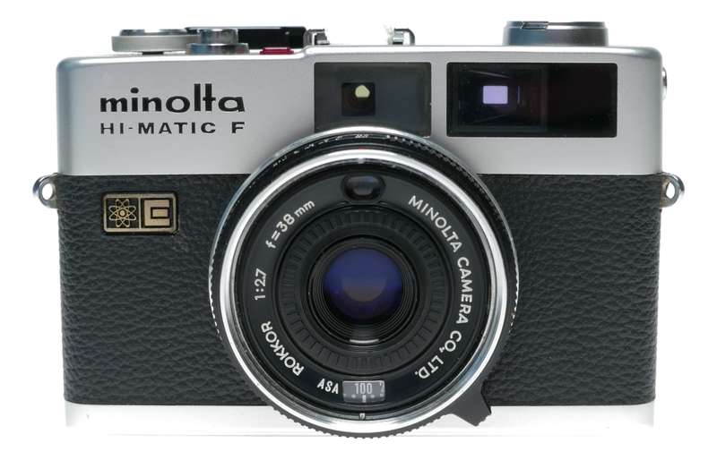 Minolta Hi-Matic F 35mm Film RF Camera Rokkor 1:2.7/38