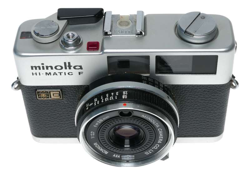 Minolta Hi-Matic F 35mm Film RF Camera Rokkor 1:2.7/38