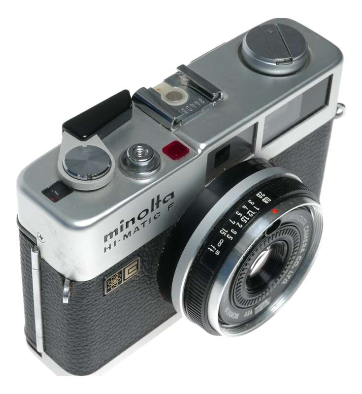 Minolta Hi-Matic F 35mm Film RF Camera Rokkor 1:2.7/38