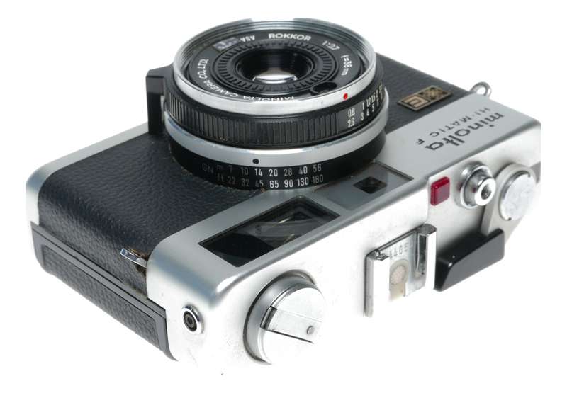 Minolta Hi-Matic F 35mm Film RF Camera Rokkor 1:2.7/38
