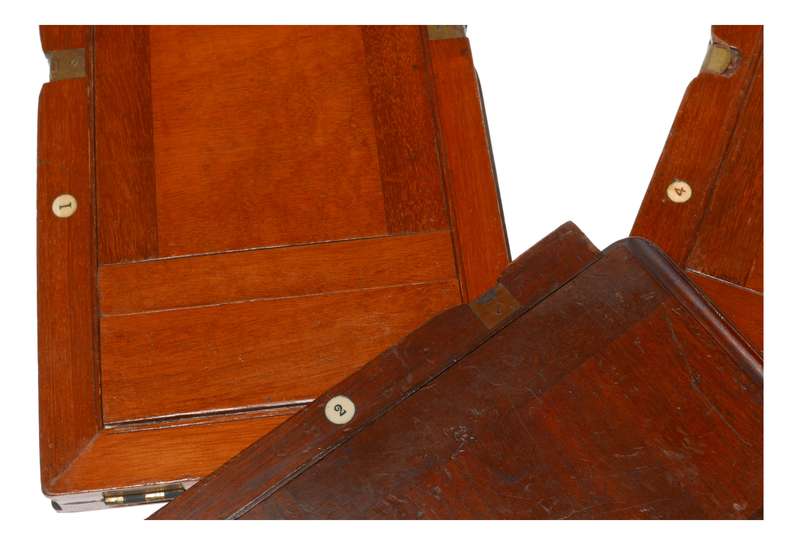 Vintage Wood Large Format Folding Camera Film Plate Holders