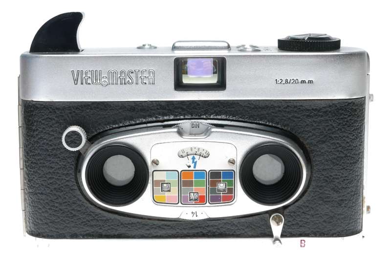 View-Master Stereo Color Mark II Film Camera 1:2.8/20mm