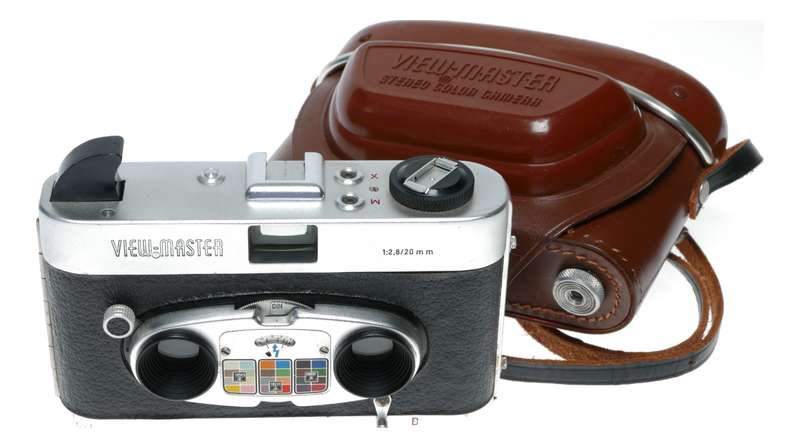 View-Master Stereo Color Mark II Film Camera 1:2.8/20mm