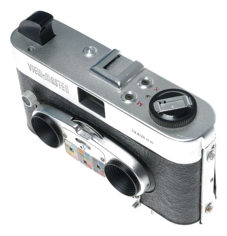 View-Master Stereo Color Mark II Film Camera 1:2.8/20mm