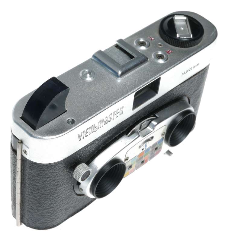 View-Master Stereo Color Mark II Film Camera 1:2.8/20mm