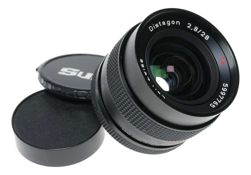 Carl Zeiss Distagon T 2.8/28mm Contax C/Y Mount Camera Lens