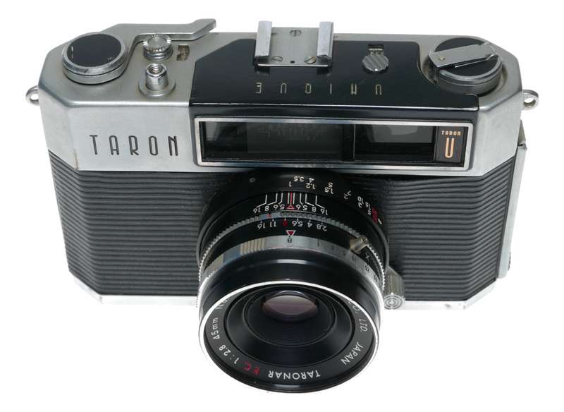 Taron Unique 35mm Film RF Camera Taronar F.C. 1:2.8/45