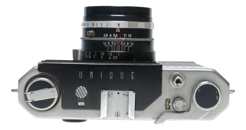Taron Unique 35mm Film RF Camera Taronar F.C. 1:2.8/45
