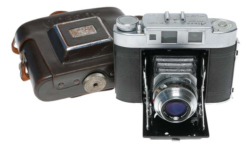 Aires Viceroy Dual Format Film Folding Camera Coral 1:3.5 f=7.5cm
